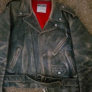 Moschino leather jacket